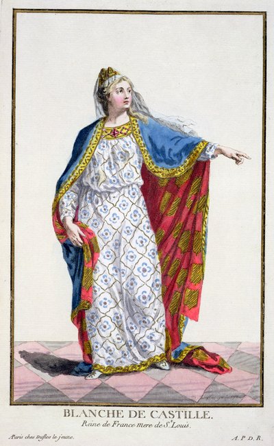 Blanche de Castile (1185-1252) Regina di Francia da 